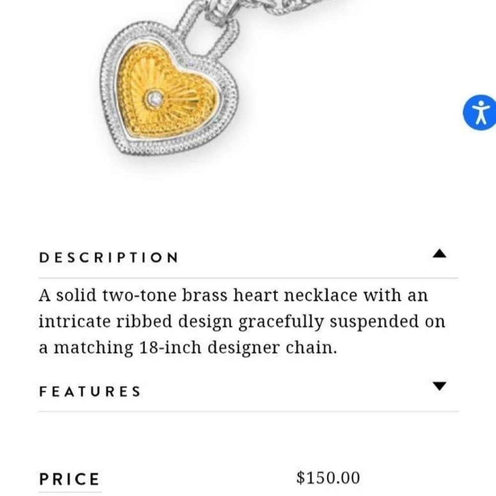 Diamond Heart Pendant Necklace